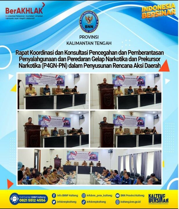 Kegiatan Rapat Koordinasi dan Konsultasi Pencegahan dan Pemberantasan Penyalahgunaan dan Peredaran Gelap Narkotika dan Prekursor Narkotika (P4GN-PN) Dalam Penyusunan Rencana Aksi Daerah