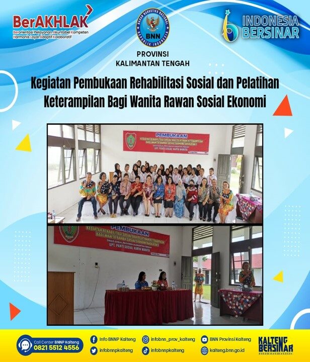 Kegiatan Pembukaan Rehabilitasi Sosial dan Pelatihan Ketrampilan Bagi Wanita Rawan Sosial Ekonomi