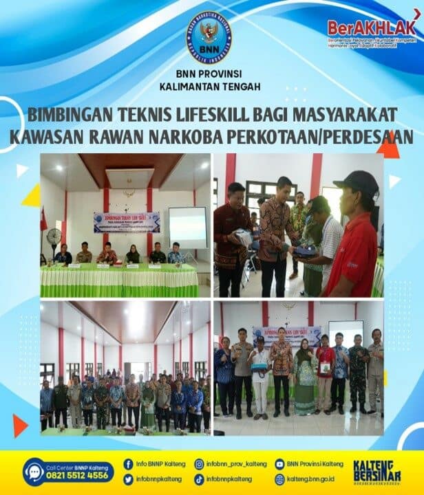 Kegiatan Bimbingan Teknis Lifeskill Bagi Masyarakat Kawasan Rawan Narkoba Perkotaan Dalam Rangka Hani 2024 Di Kelurahan Baamang Barat, Kecamatan Baamang Kabupaten Kotawaringin Timur