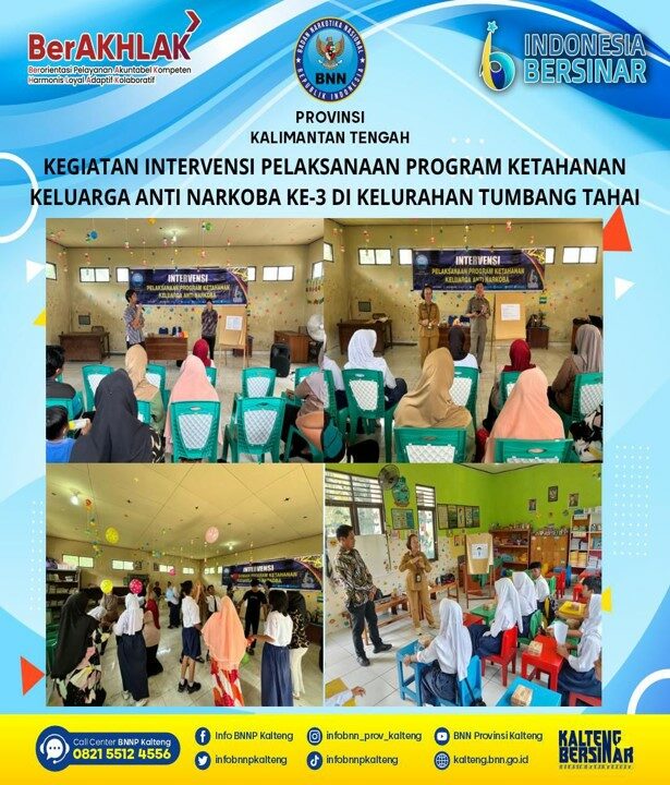 Intervensi Pelaksanaan Program Ketahanan Keluarga Anti Narkoba Ke-3 (Tiga)
