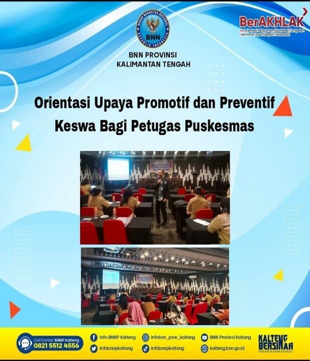 Kegiatan Orientasi Upaya Promotif Dan Preventif Keswa Bagi Petugas Puskesmas