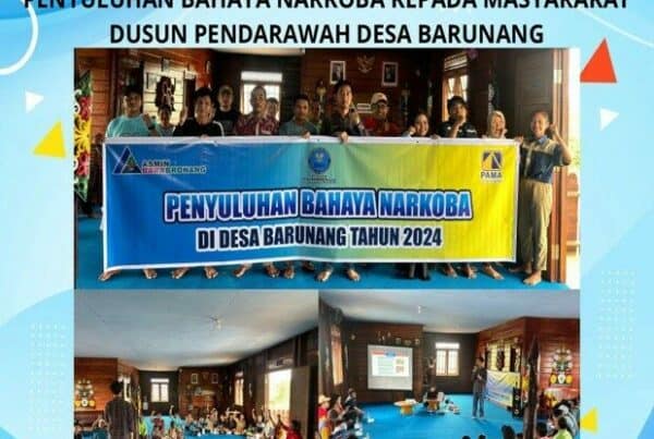 Penyuluhan Bahaya Narkoba Kepada Masyarakat Dusun Pendarawah Desa Barunang Kecamatan Kapuas Tengah Kabupaten Kapuas