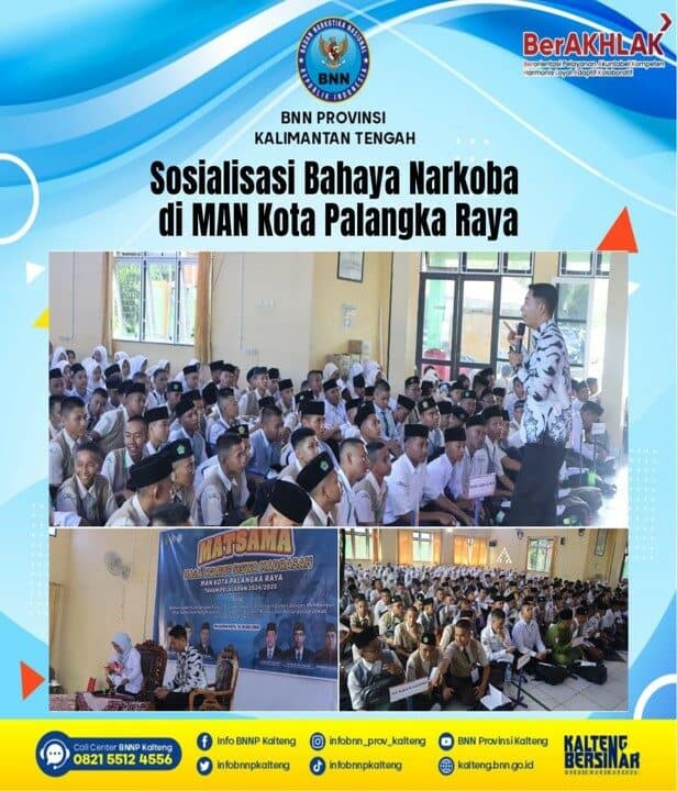 Sosialisasi Bahaya Narkoba Di MAN Kota Palangka Raya