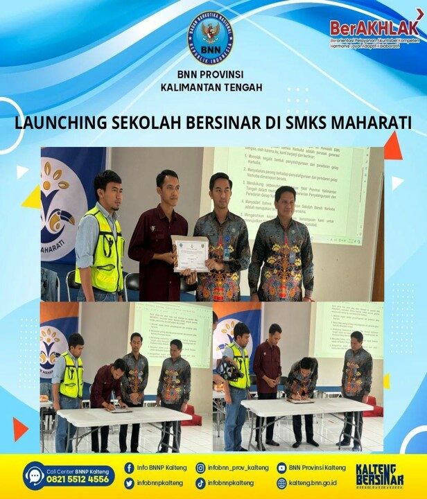 Launching Sekolah Bersinar Di SMKS Maharati Kecamatan Kapuas Tengah Provinsi Kalimantan Tengah