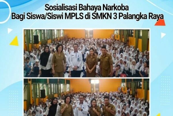 Sosialisasi Bahaya Narkoba Bagi Siswa/Siswi Mpls Di SMKN 3 Palangka Raya
