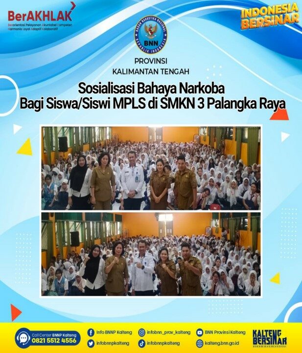 Sosialisasi Bahaya Narkoba Bagi Siswa/Siswi Mpls Di SMKN 3 Palangka Raya