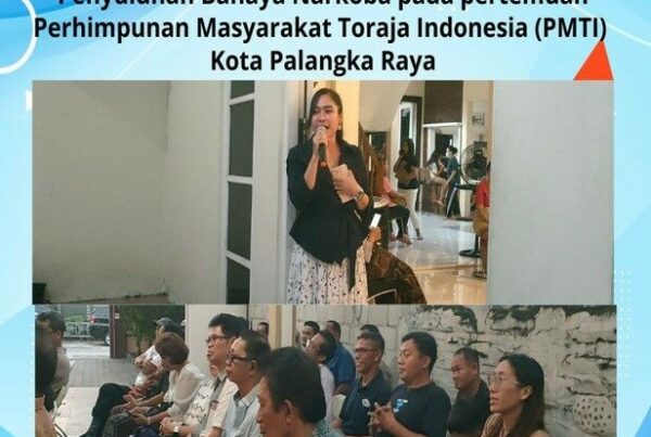 Kegiatan Penyuluhan Bahaya Narkoba Pada Pertemuan Perhimpunan Masyarakat Toraja Indonesia (PMTI) Kota Palangka Raya