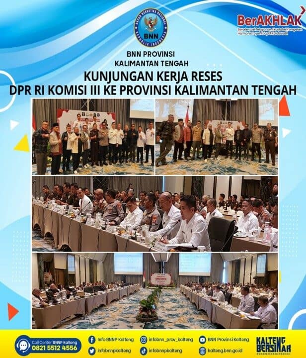 Kegiatan Kunjungan Kerja Reses DPR RI Komisi III ke Provinsi Kalimantan Tengah