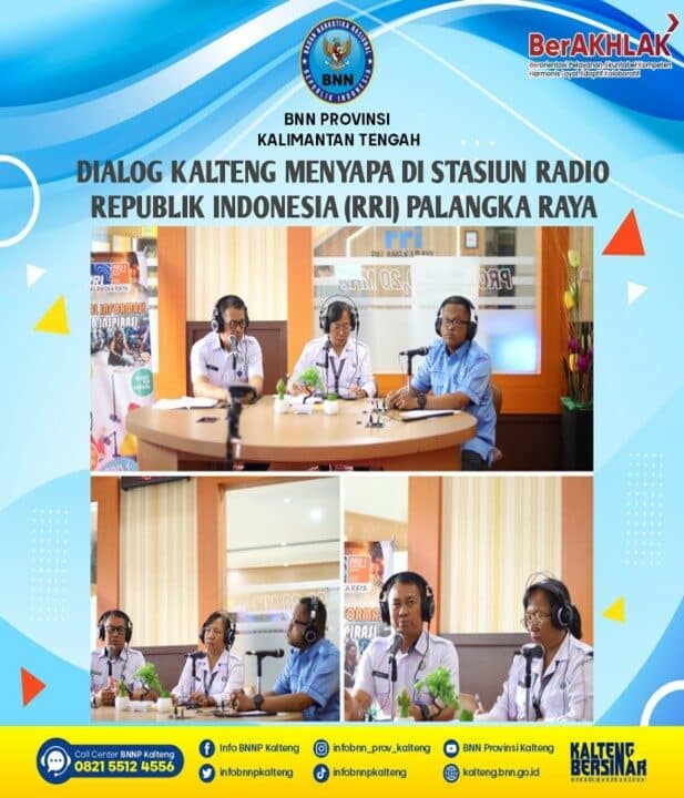 Dialog Kalteng Menyapa Di Stasiun Radio Republik Indonesia (RRI) Palangka Raya