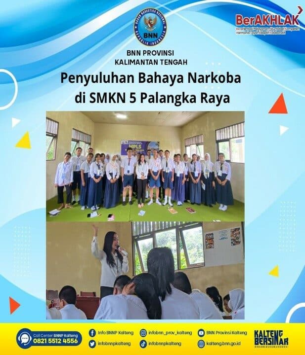 Penyuluhan Bahaya Narkoba Di SMKN 5 Palangka Raya