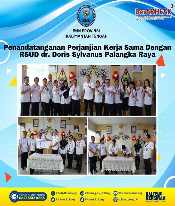 Penandatanganan Perjanjian Kerja Sama dengan RSUD Dr. Doris Sylvanus Palangka Raya