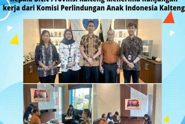 Kegiatan Kepala BNN Provinsi Kalimantan Tengah Menerima Kunjungan Kerja dari Komisi Perlindungan Anak Indonesia Kalteng