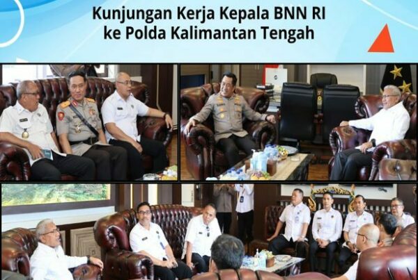 Kunjungan Kerja Kepala BNN RI Ke Polda Kalteng Kunjungan Kerja Kepala BNN RI Ke Polda Kalteng