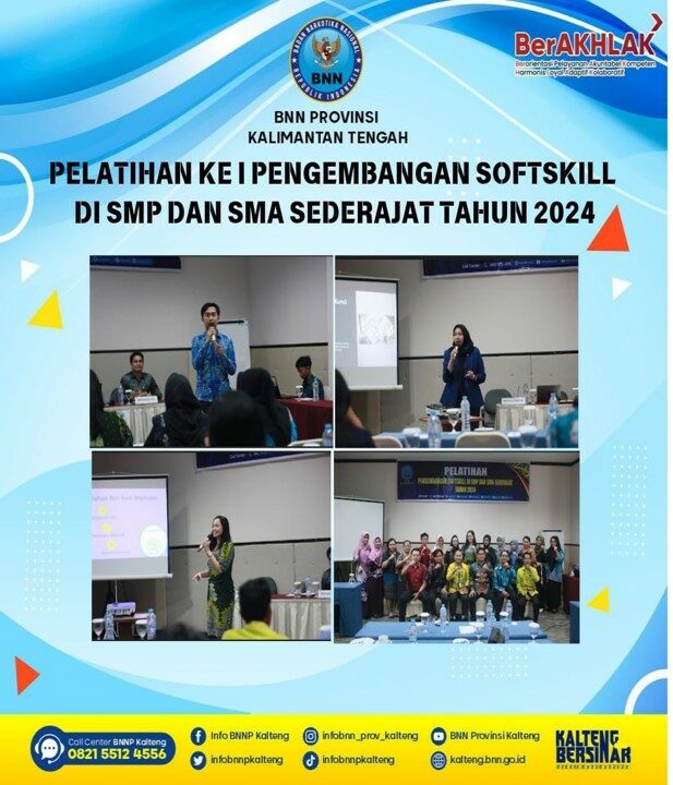 Kegiatan Pelatihan Ke I Pengembangan Softskill Di Smp dan Sma Sederajat Tahun 2024