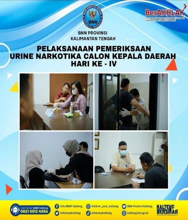 Pemeriksaan Urine Narkotika Calon Kepala Daerah Hari Ke-IV