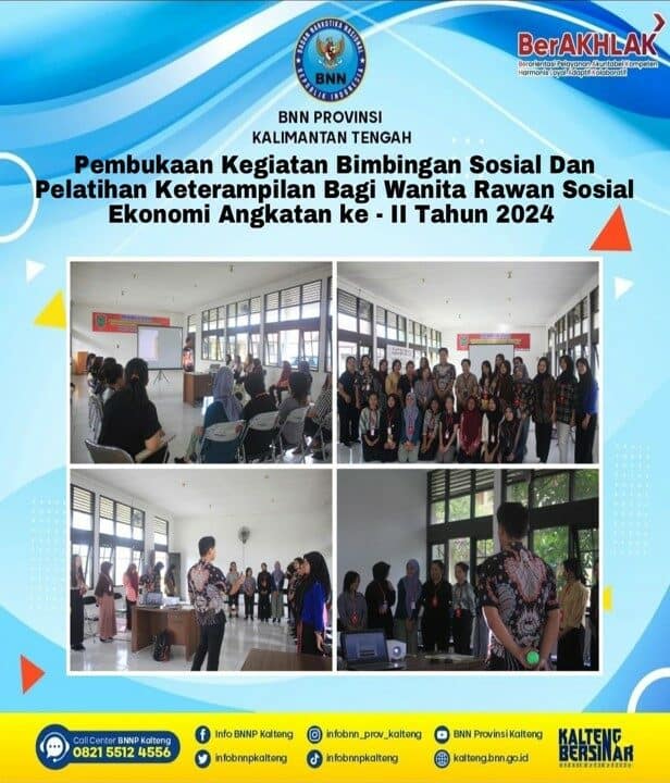 Pembukaan Kegiatan Bimbingan Sosial dan Pelatihan Keterampilan Bagi Wanita Rawan Sosial Ekonomi Angkatan Ke – II Tahun 2024