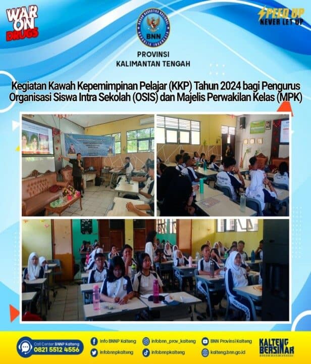 Kegiatan Kawah Kepemimpinan Pelajar (KKP) Tahun 2024 Bagi Pengurus Organisasi Siswa Intra Sekolah (OSIS) dan Majelis Perwakilan Kelas (MPK)