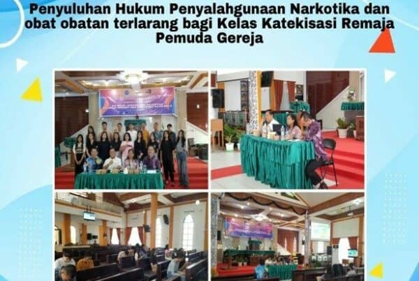 Penyuluhan Hukum Penyalahgunaan Narkotika Dan Obat-obatan Terlarang Bagi Kelas Katekisasi Remaja Pemuda Gereja Gke Asi Palangka Raya