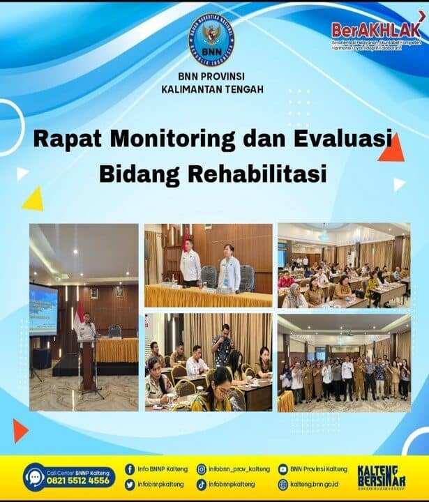 Rapat Monitoring dan Evaluasi Bidang Rehabilitasi