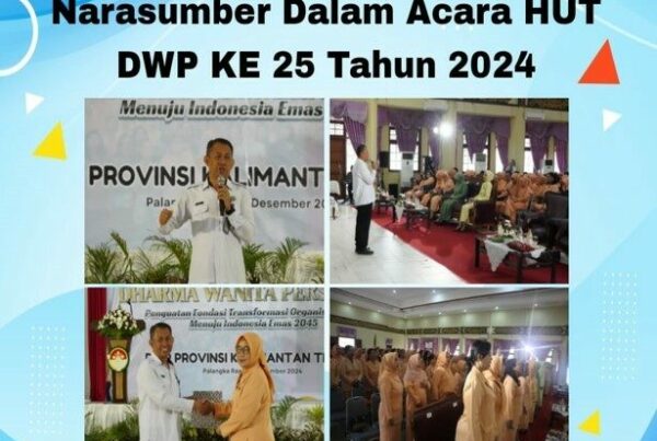 BNN Provinsi Kalteng Menjadi Narasumber Dalam Acara Hut DWP ke 25 Tahun 2024