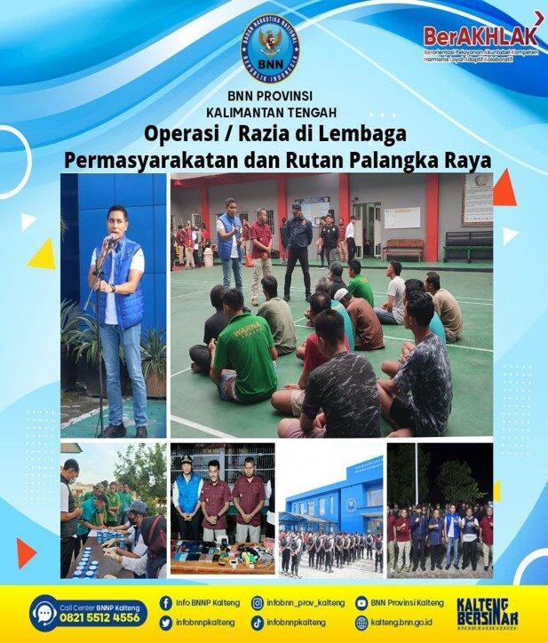 Operasi / Razia Di Lembaga Permasyarakatan Dan Rutan Palangka Raya Operasi / Razia Di Lembaga Permasyarakatan Dan Rutan Palangka Raya