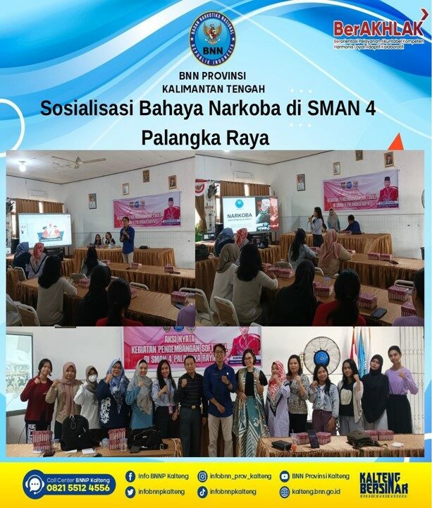 Sosialisasi Bahaya Narkoba di SMAN 4 Palangka Raya