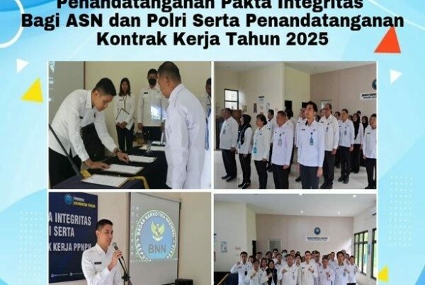 Penandatanganan Pakta Integritas Bagi ASN Dan Polri Serta Penandatanganan Kontrak Kerja Tahun 2025