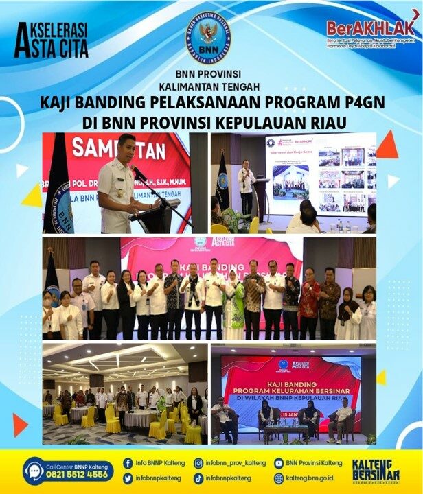 Kaji Banding Pelaksanaan Program P4GN di BNN Provinsi Kepulauan Riau