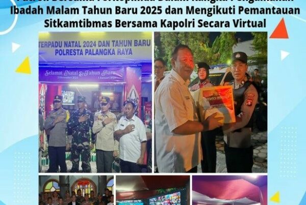 Kegiatan Patroli Bersama Forkopimda dalam Rangka Pengamanan Ibadah Malam Tahun Baru 2025 Dan Mengikuti Pemantauan Sitkamtibmas Bersama Kapolri Secara Virtual