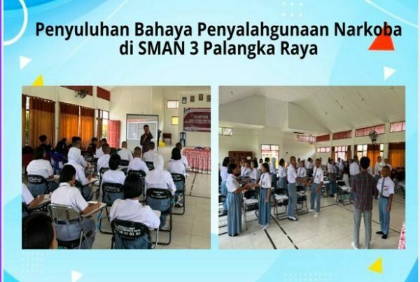 Penyuluhan Bahaya Penyalahgunaan Narkoba di SMAN 3 Palangka Raya