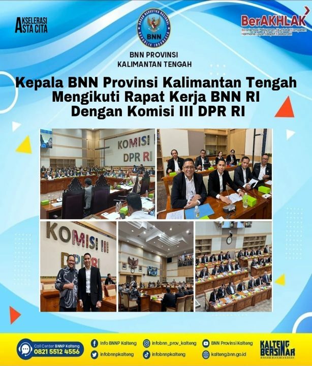 Kepala BNN Provinsi Kalimantan Tengah Mengikuti Rapat Kerja BNN Ri Dengan Komisi III DPR RI Kepala BNN Provinsi Kalimantan Tengah Mengikuti Rapat Kerja BNN Ri Dengan Komisi III DPR RI