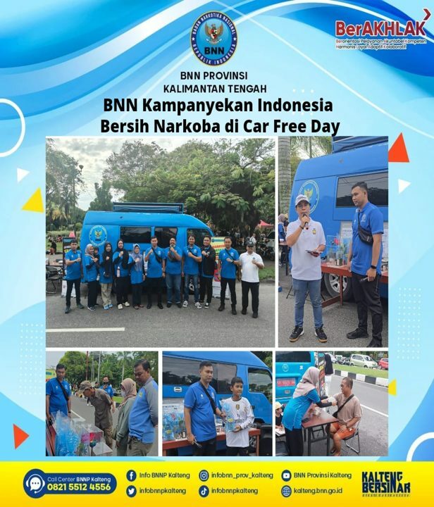 BNN Kampanyekan Indonesia Bersih Narkoba di Car Free Day